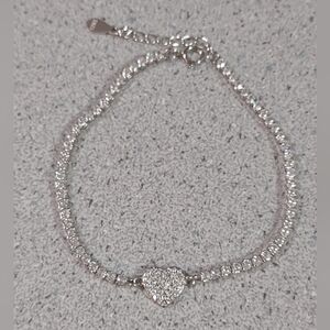 Lower Price for Valentine's Day! Sterling Tennis Bracelet
